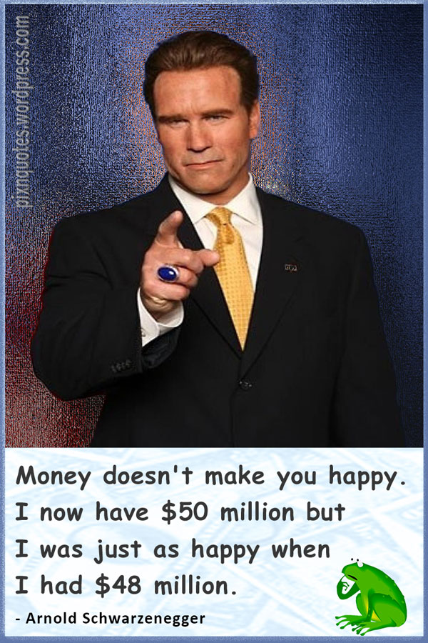 Money doesn't make you happy
